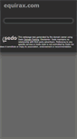 Mobile Screenshot of equirax.com
