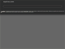 Tablet Screenshot of equirax.com